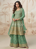 Buy Peplum Anarkali Suit In USA