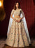 White Embroidery Bridal Lehenga Choli