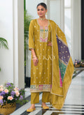 Yellow Salwar Kameez Suit