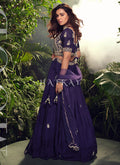 Purple Designer Lehenga Choli