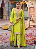 Liril Green Pakistani Palazzo Suit