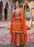 Orange Pakistani Palazzo Suit