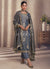 Mist Blue Embroidery Salwar Kameez Suit