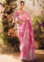 Pink Embroidery Banarasi Saree