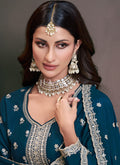 Blue Sharara Suit 