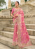 Blush Pink Multi Embroidery Saree