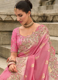 Pink Saree