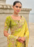 Yellow And Green Saree