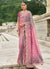 Purple And Pink Multi Embroidery Saree