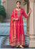 Red Embroidered Anarkali Dress