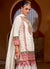 White Embroidered Gharara Suit