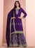 Violet Gharara Style Palazzo Suit