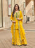 Yellow Party Wear Gharara Suit