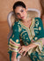 Dark Green Multi Embroidery Traditional Pant Style Suit