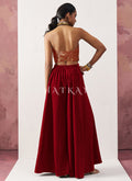 Buy Red Sharara Suit