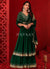 Green Golden Sequence Embroidered Lehenga Choli