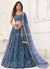 Blue Traditional Wedding Lehenga Choli