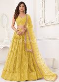 Yellow Traditional Wedding Lehenga Choli