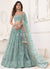 Light Blue Traditional Wedding Lehenga Choli