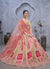 Beige And Pink Bridal Lehenga Choli