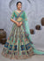 Sea Green Bridal Lehenga Choli