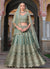 Sage Green Wedding Lehenga Choli