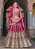 Magenta Pink Wedding Lehenga Choli