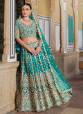 Buy Turquoise Lehenga Choli Online