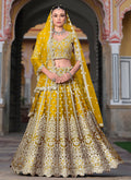 Yellow Wedding Lehenga Choli