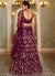 Burgundy Lehenga Choli