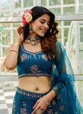 Blue Lehenga Choli