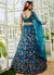 Blue Wedding Lehenga Choli