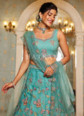 Turquoise Lehenga Choli