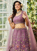 Purple Lehenga Choli