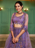 Purple Lehenga Choli