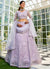 Lavender Bridal Lehenga Choli