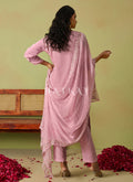 Light Pink Embroidered Pakistani Pant Style Suit