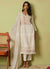 White Embroidered Pakistani Pant Style Suit