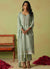 Light Green Embroidered Pakistani Pant Style Suit