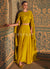 Golden Yellow Embroidery Designer Palazzo Set