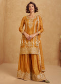 Yellow Bollywood Style Palazzo Suit