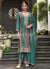 Dark Green Traditional Palazzo Suit