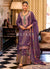 Purple Embroidered Palazzo Suit