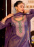 Purple Embroidered Palazzo Suit