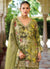 Green Floral Printed Embroidered Palazzo Suit