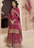 Rani Pink Embroidered Palazzo Suit