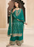 Dark Green Pakistani Palazzo Suit