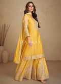 Yellow Kurti And Palazzo Suit In UK