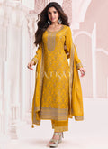 Yellow Embroidery Pakistani Suit