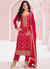 Bridal Red Embroidery Pakistani Suit